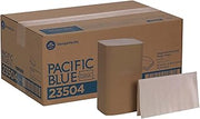 Pacific Blue Basic S-Fold Recycled Paper Towels by GP PRO (Georgia-Pacific), Brown, 23504, 250 Towels Per Pack, 16 Packs Per Case (4000 Total), 9.20" x 10.20