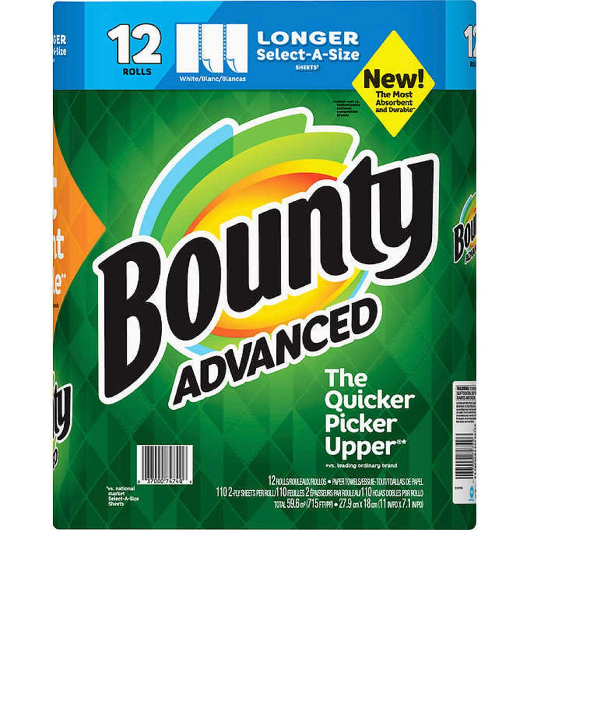 Bounty white / 12 / 12 Count (Pack of 1) Paper Towels