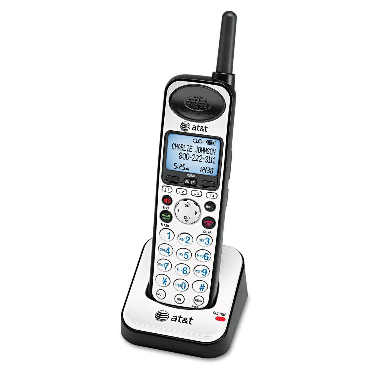 AT&T Black/slvr / Expansion Handset / 1 Landline Phones