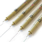 Pigma Sakura Micron - Pigment Fineliners - Pack Of 4-005 (0.2Mm) - Black, Blue, Red, And Green