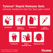 Extra Strength Rapid Release Gels by Tylenol – 225 Count, Multi, Model 507156