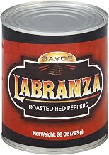 Savor Imports Whole Red Roasted Peppers, 28 Ounce -- 12 per case.