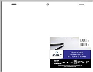 Canson Illustration Paper Sheet Pack, White, 8.5x11 in