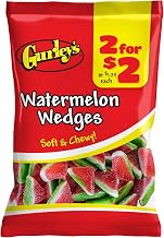 Gurley's Juicy Watermelon Wedges, Refreshing Gummy Candy (Pack of 12)