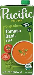 Pacific Foods Organic Tomato Basil Soup, 32 Oz
