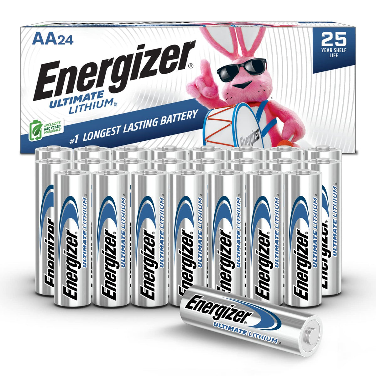 Energizer AA 24 Count (Pack of 1) / 24 Count / Lithium Metal Household Supplies
