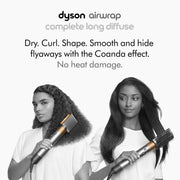 Airwrap Multi-Styler Complete Long Diffuse for Curly and Coily Hair by Dyson – 9 Piece Set, Aluminum, Complete Diffuse for Curly to Coily Hair - Nickel / Copper, Model 453646-01