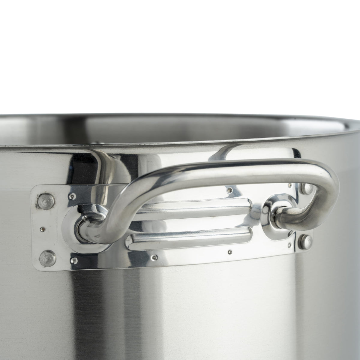 Winco 24 Quarts / Pot With Cover / Silver Stockpots