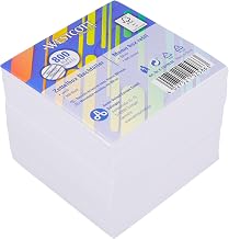 Westcott Note Block White 800 Sheets Refill Pack | memo Block with 9 x 9 cm Sheets in White | Refill Set for Dispenser Box | FSC-Certified Paper 80g/m² | E-733199 00