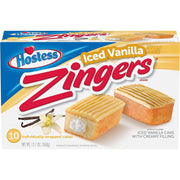 12.7oz Zingers Iced Vanilla Cake by Hostess – 1.27 Ounce (Pack of 20), Pack of 2