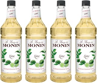 Monin Lime, 48-Ounce Packages (Pack of 4)