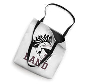 Curtis High School Warriors Band Tote Bag by Curtis High School, Staten Island, NY 10301 – 16 inches, White, Model RM8ANARGM0MUS_16INCHES