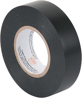Gardner Bender GTP-607P Electrical Tape in Reusable Dispenser, ¾ in x 66 ft, Durable, Easy-Wrap, Flame Retardant, Black