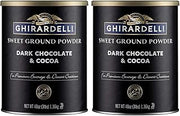 Ghirardelli Dark Chocolate & Cocoa - Sweet Ground Powder, Chocolate, 3 Lb (Pack of 2)