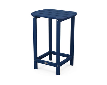 South Beach 26" Counter Side Table (Navy) by Polywood – 19" x 26" x 15", Navy, Model SBT26