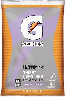 Gatorade Original Powdered Drink Mix, Riptide Rush, 51oz Packets, 14/Carton