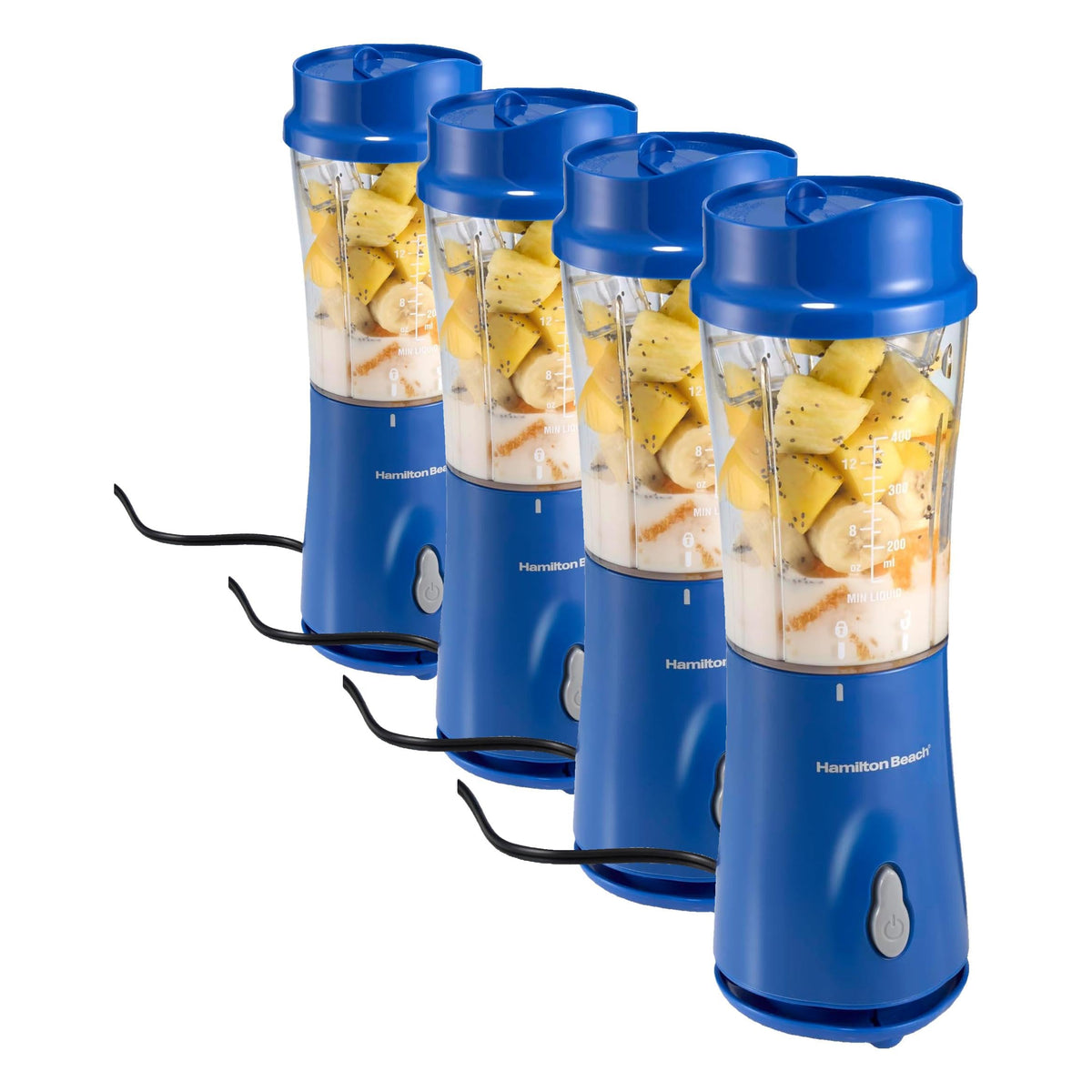 Hamilton Beach Blue / 14 oz. BPA-free travel jar (Pack of 4) / 1 Jar Small Appliances