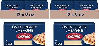 Barilla Oven-Ready Lasagne, 9 oz. Box (Pack of 24) - Pasta Made with Durum Wheat Semolina - Kosher Certified