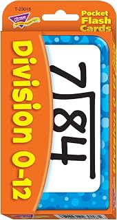 Trend Enterprises Pocket Division Flash Cards [Set of 3]