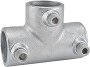 Global Industrial 1" Size 90 Degree Three Socket Tee Pipe Fitting (1.375" Fitting I.D.)