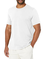 Bella + Canvas Medium / White / Airlume Cotton Crew Tee T-Shirts