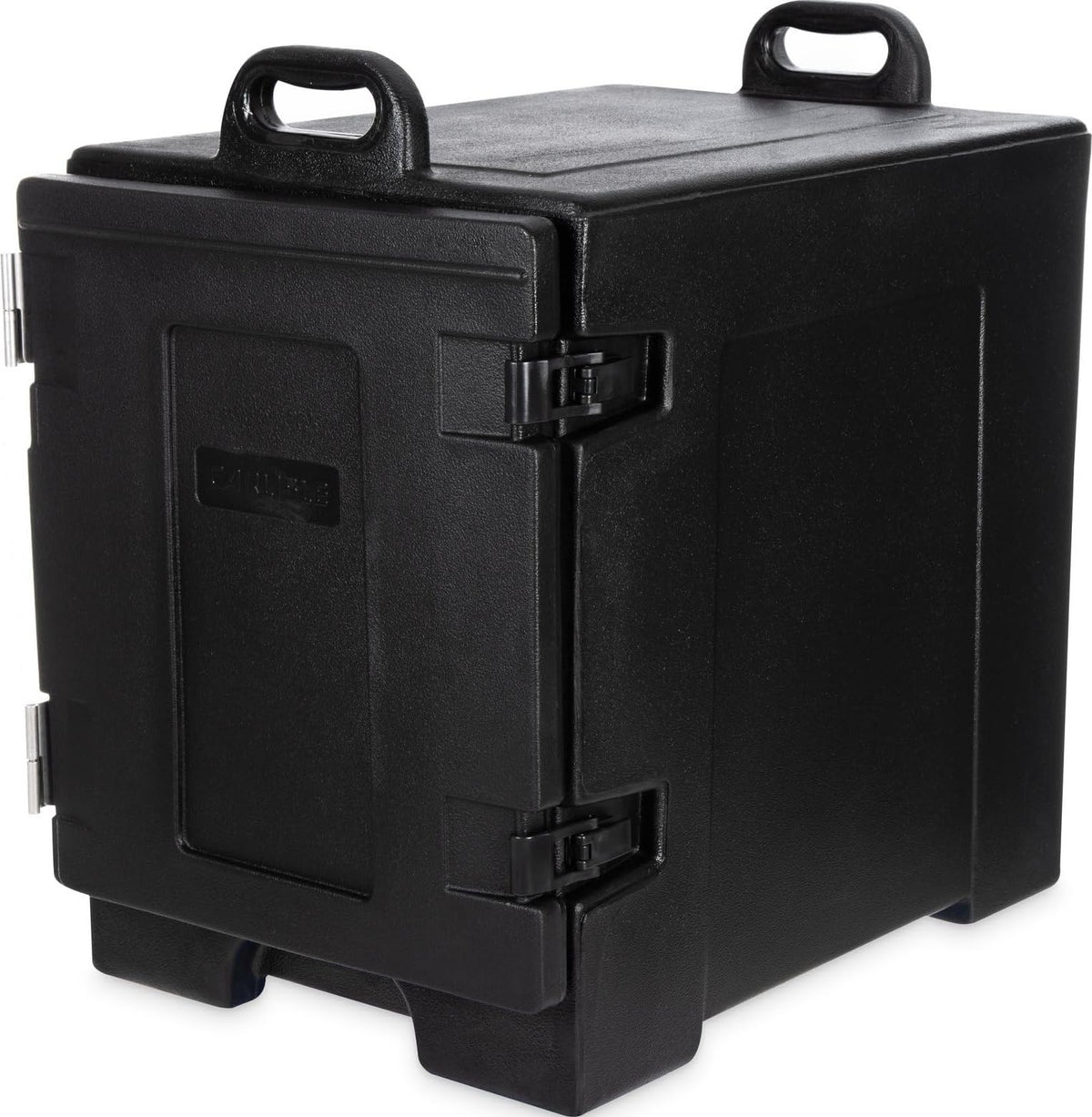 Cateraide Front Loading Insulated Food Pan Carrier by Carlisle FoodService Products – 5 Pan Capacity, 2.5 inches, Plastic, Black, Model PC300N03