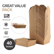 Stock Your Home Forty Pack (71 Oz) / Kraft Brown / 71.0 ounces Boxes