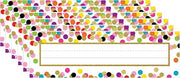 Confetti Name Plates, 36 Per Pack, 6 Packs