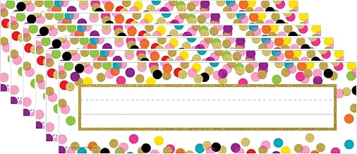 Confetti Name Plates, 36 Per Pack, 6 Packs