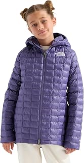The North Face Girls Thermoball Parka | High-loft Insulation, Ripstop Fabric, 3 Piece Hood, Chin Guard