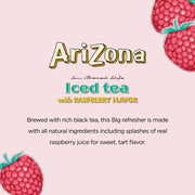 AriZona Raspberry Tea / 22 Fl Oz (12 Pack) / Raspberry Iced Tea