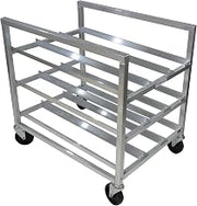 Channel CSR-3 Can Rack, Half Size, No Top, 25.75"W x 35.25"D x 34"H, Aluminum Construction