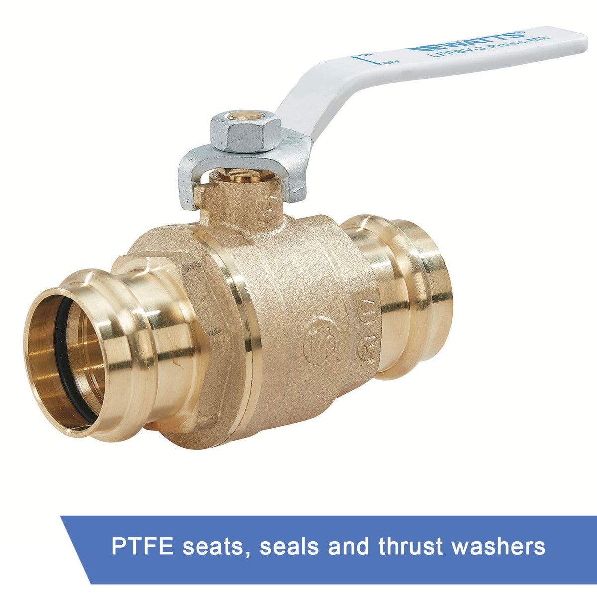 Watts 2-1/2 Inch / Integral Press Fitting End Connection / Press End Ball Valve Ball Valves