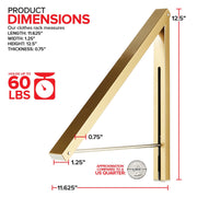 Stock Your Home Gold / 1 Rack / 1 Garment Racks