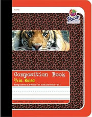 Pacon Primary Composition Book, Book Bound, D'Nealian/Zaner-Bloser, 5/8" x 5/16" x 5/16" Ruled, 9-3/4" x 7-1/2", 100 Sheets