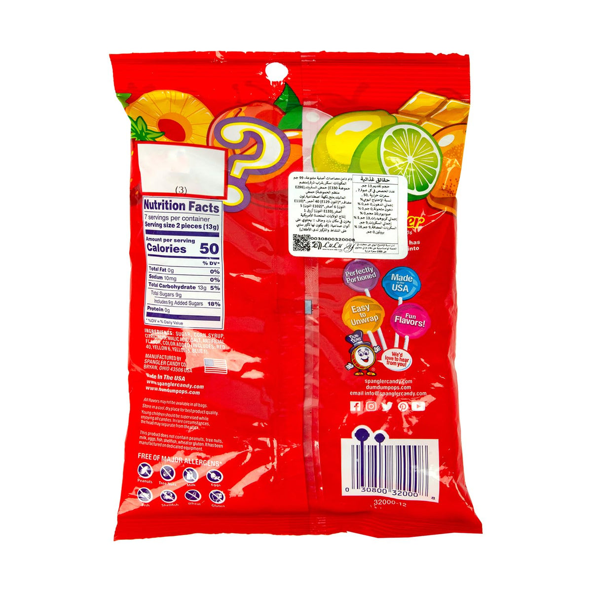 Original Mix 3.5 oz. Bag by Dum Dums – 3.5 oz., rainbow