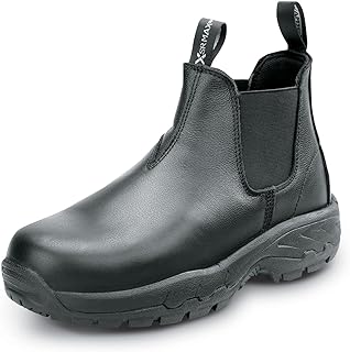 SR Max Mens Black Tulsa MaxTRAX Composite Toe SRO Chelsea Boot