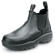 Mens Black Tulsa MaxTRAX Composite Toe SRO Chelsea Boot 15.0 EW by SR Max – 15 X-Wide, Black, Model Romeo