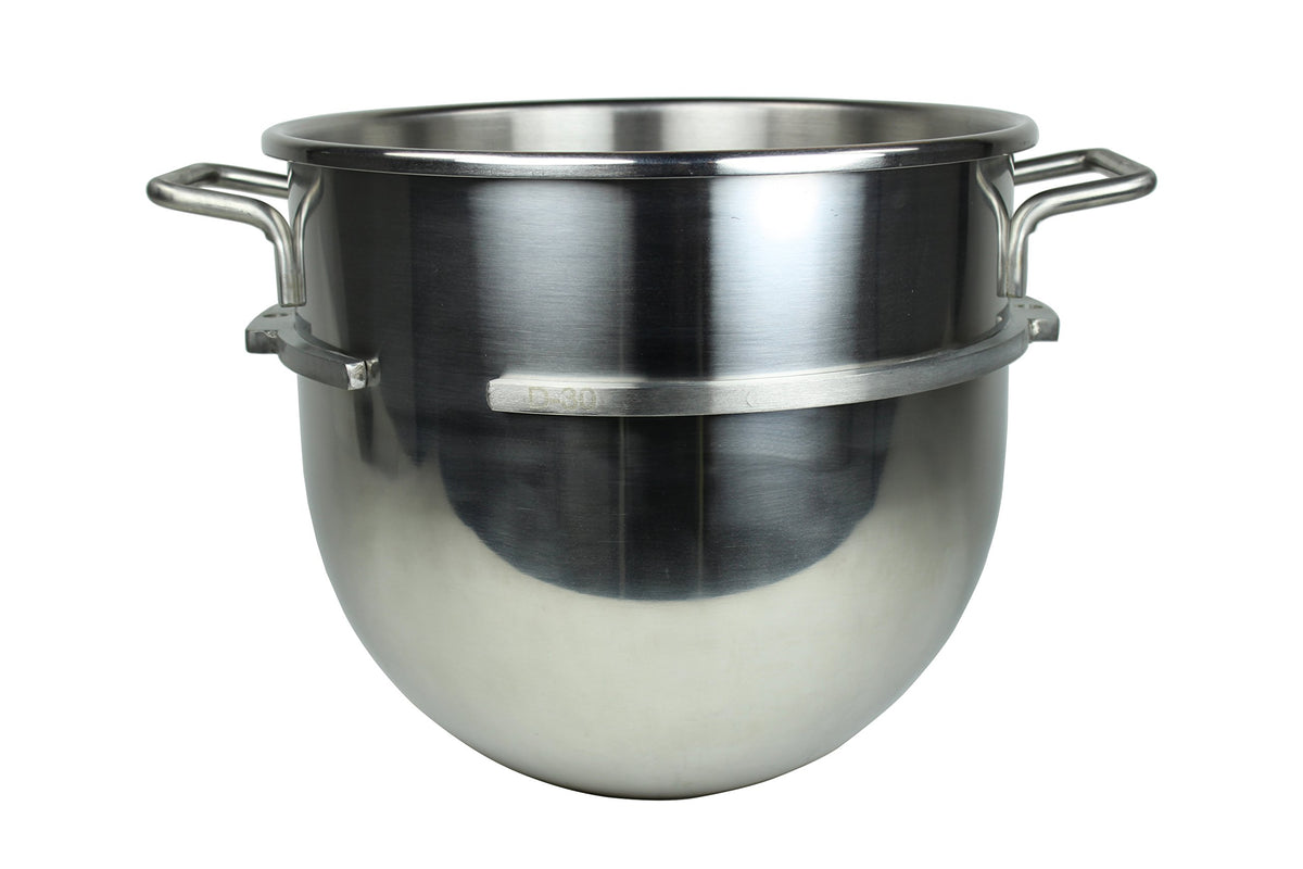 Foodservice Essentials Mixing Bowl Attachment for Hobart D300 Mixers (Stainless by FSE – 30 quarts, Stainless Steel, Metal, Model FS-AF30BW
