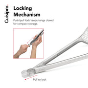 Cuisipro 12-Inch / Stainless Steel / Serving Tongs Tongs