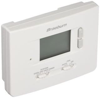 Non-Programmable Thermostat by Braeburn – AA, Attribute not applicable for product, White, Model 1220NC