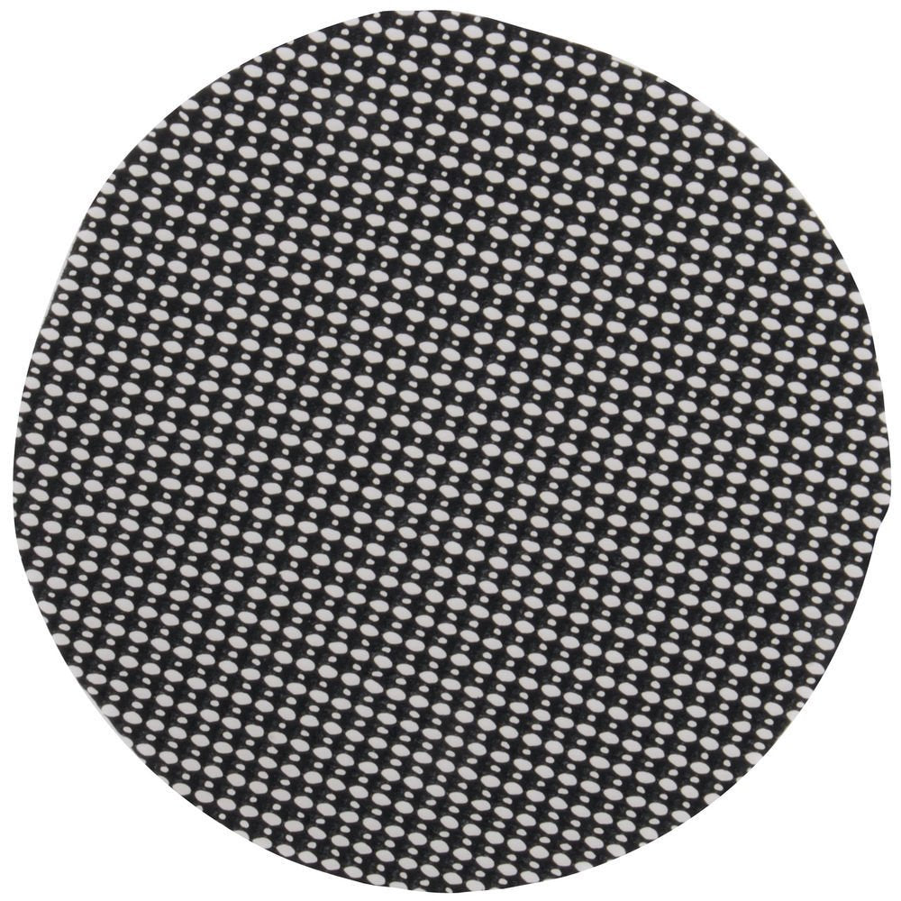 Re-Usable Doily Circles Black - 6" Dia by HUBERT – Plastic, Black, Pack of 24, Model ý851103006105