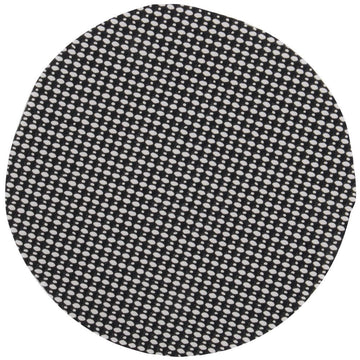 Re-Usable Doily Circles Black - 6" Dia by HUBERT – Plastic, Black, Pack of 24, Model ý851103006105