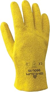 SHOWA 960 Fully Coated PVC General Purpose Work Glove with Cotton Liner, Large (12 Pair)