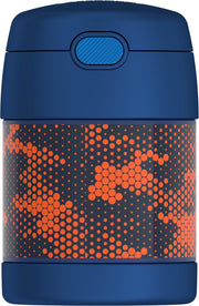 FUNTAINER 10 Ounce Stainless Steel Vacuum Insulated Kids Food Jar with Spoon by THERMOS – 10 Ounce, Stainless Steel, Digital Camo, Model F3104DMA6