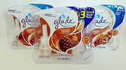 9 Refills Glade PlugIns Scented Oil CASHMERE WOODS 3 X 3 packs