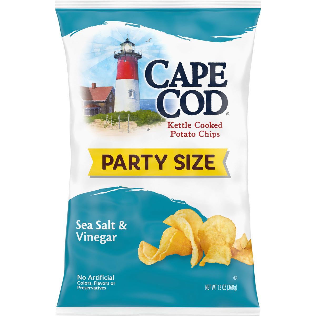 Cape Cod Sea Salt & Vinegar / 13 Ounce (Pack of 1) / 1 Potato