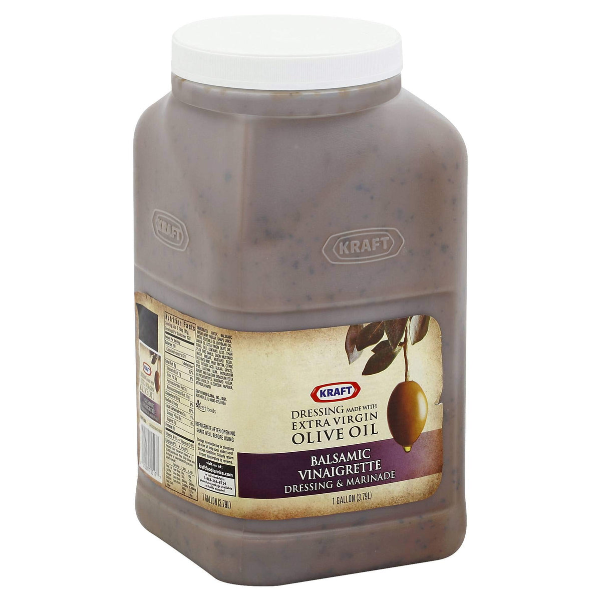 Dressing Signature Balsamic Vinaigrette 4 Case 1 Gallon by Kraft – Medium, Pack of 4