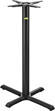 FLAT AUTO-Adjust KX2230 Self-Stabilizing Bar Height Table Base | Cast Iron, Ideal for Rectangular & Oval Table Tops, 24"x36" Maximum Tabletop Size