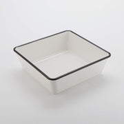 American Metalcraft Black Rimmed/White / 98-Ounces / Classic Serving Bowls